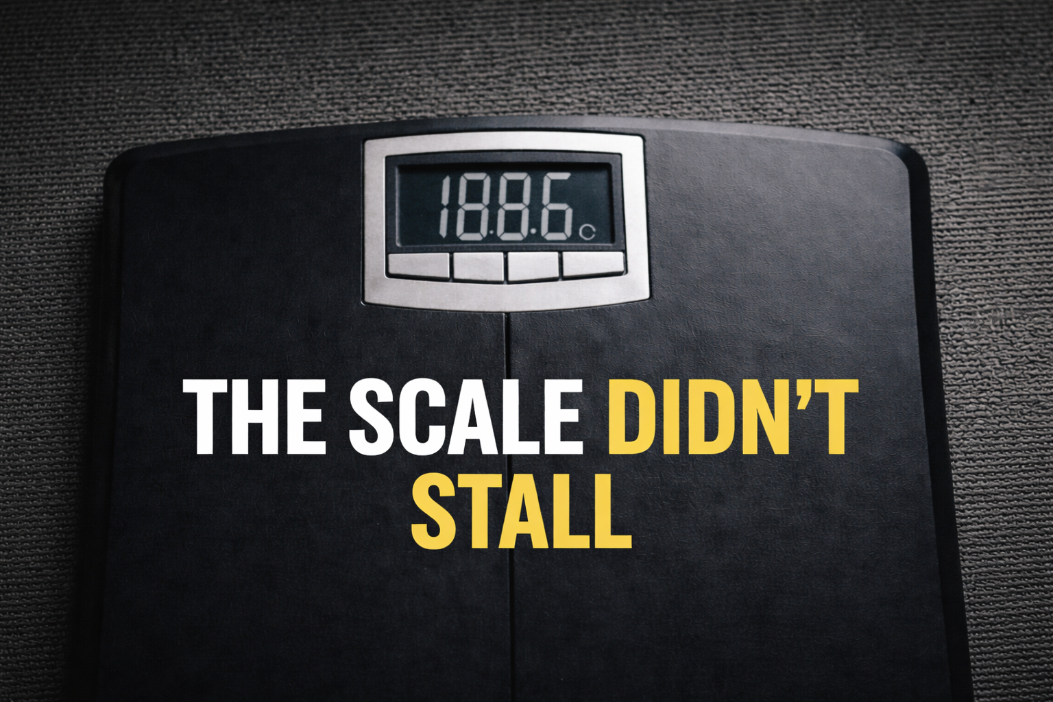Real Reason the Scale Stops Moving After the First 10 Pounds