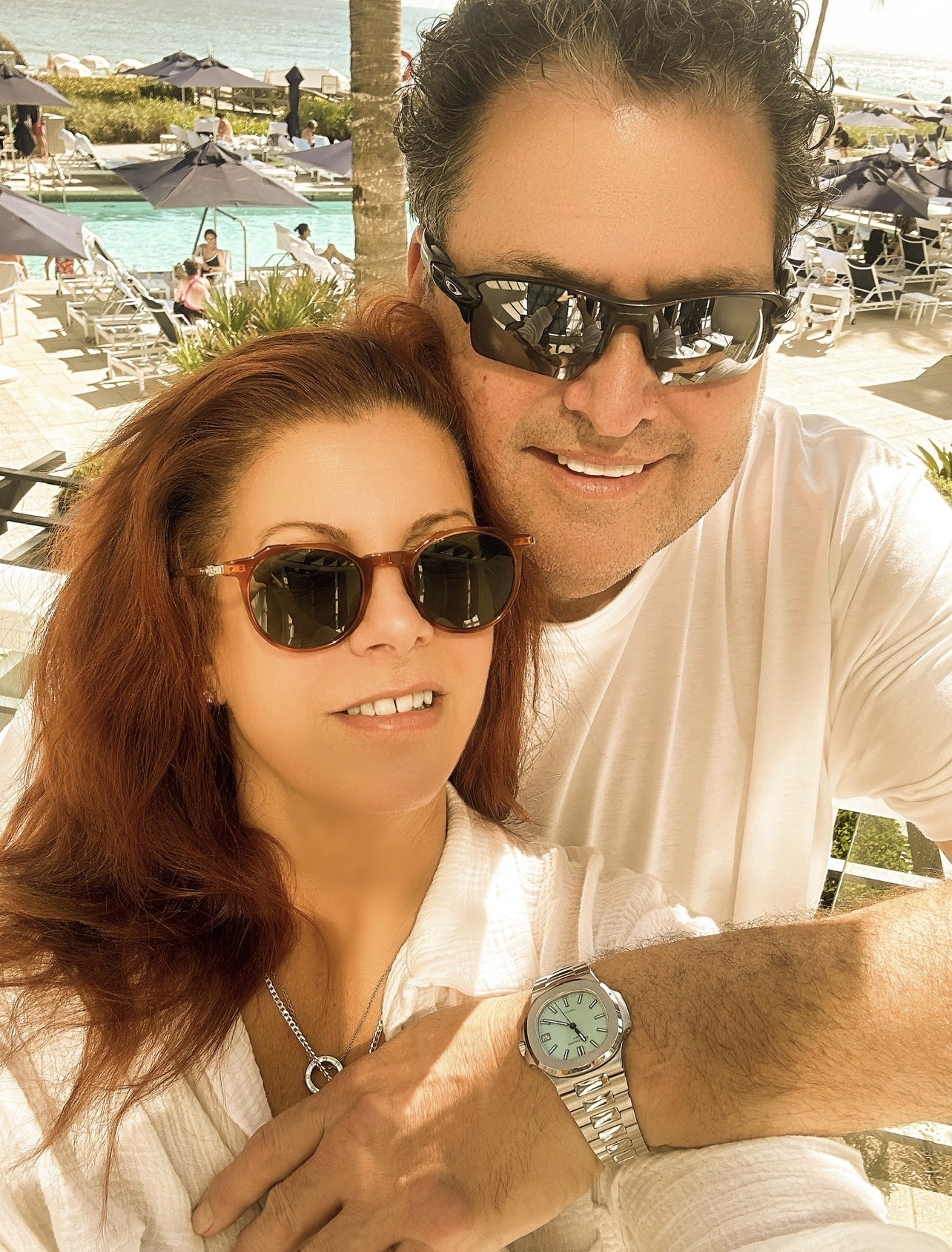 Jonathan Ressler and Viki at Boca Beach Club, Boca Raton