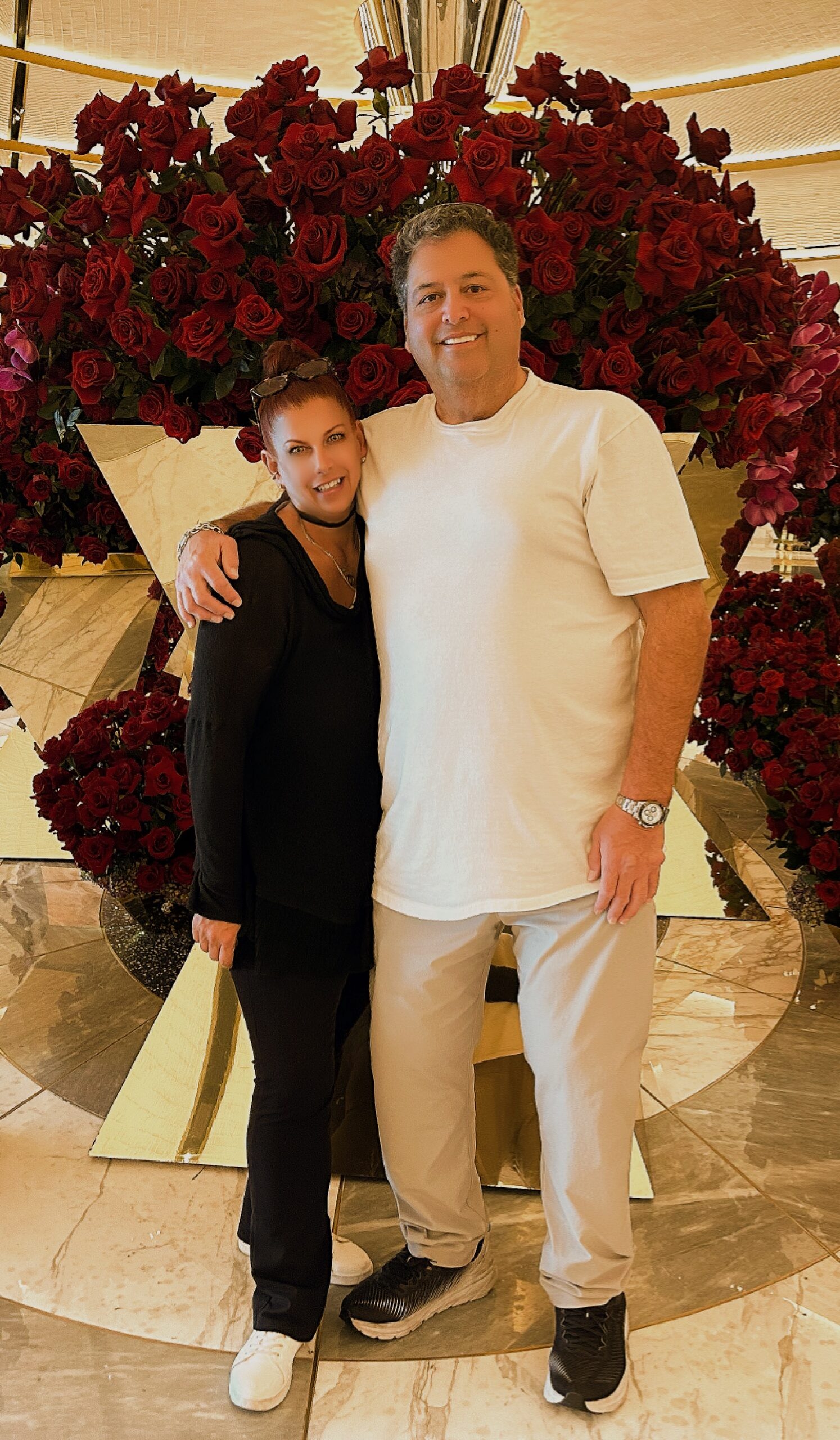 Jonathan Ressler with Viki, long-term relationship proof