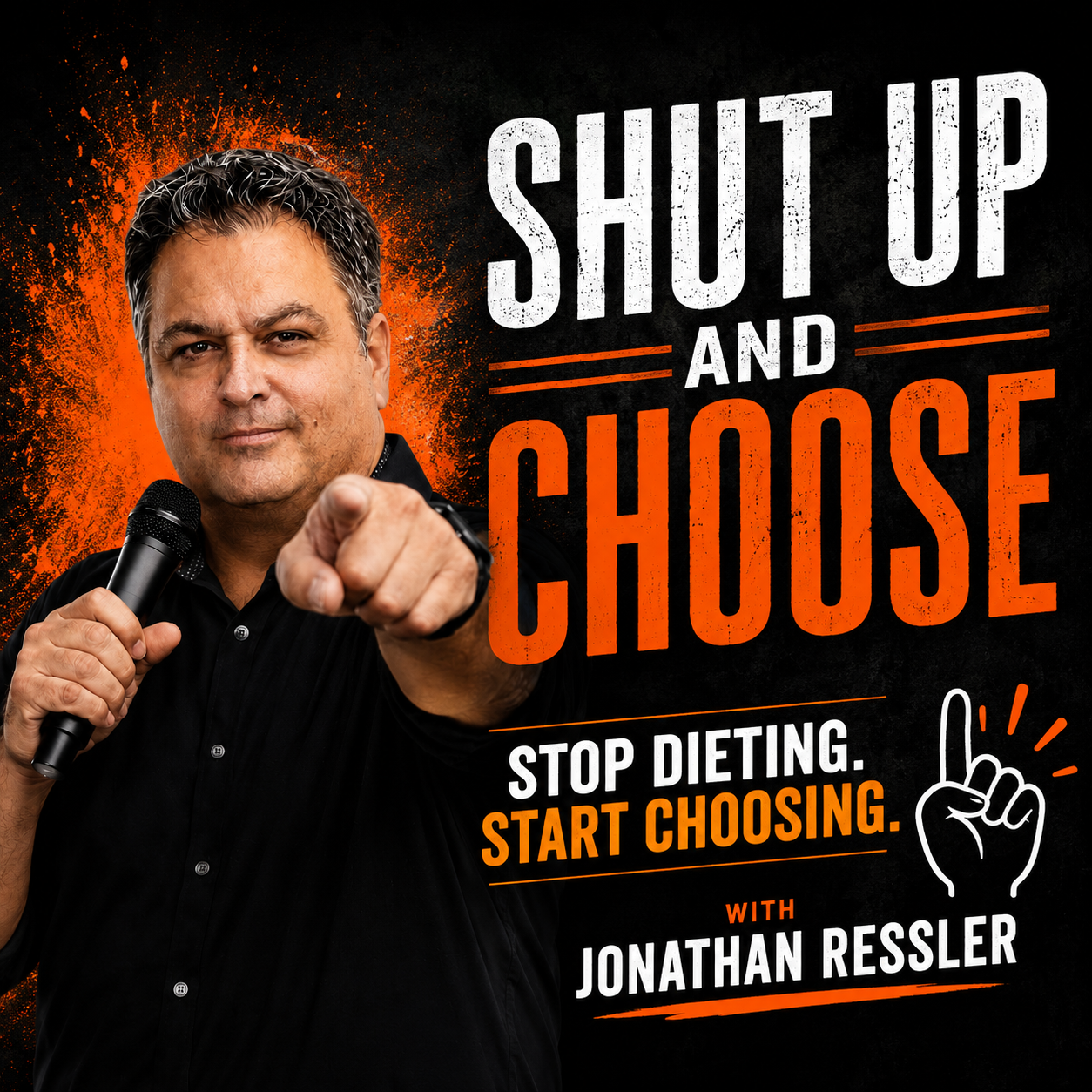 Shut Up and Choose podcast cover art with Jonathan Ressler